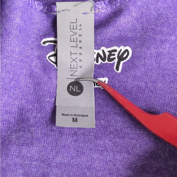 🎉 3/$20 Disney x Next Level Apparel Princess Name Stack Racerback Tank - Picture 7 of 7